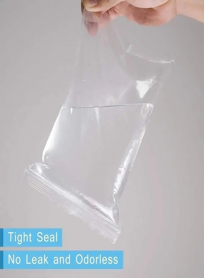 GIRISHA TRADERS Ziplock Pouches 3x2 inches for Packaging | Reusable Bags | Transparent Plastic Pouches for Spices, Dry Fruits, Snacks | Airtight Seal (3x2 inch, 50, count) - Image 5